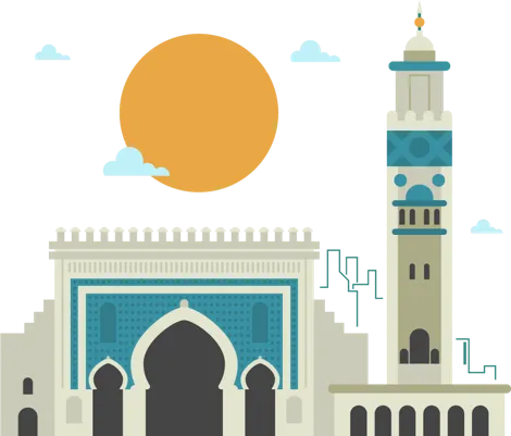 Illustration de monuments marocains